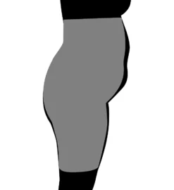 InstantFigure Curvy Hi-Waist Slimming Short With Open Gusset SH4211X -Wacoal Store instantfigure insf01 sh4211x cs6