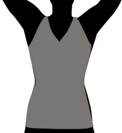 InstantFigure Hi-Back Shirred Front Tank Top WT40011 -Wacoal Store instantfigure insf01 wt40011 cs6