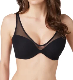 Le Mystere Sheer Illusion Demi Underwire T-Shirt Bra 4484
