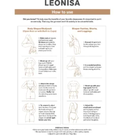 Leonisa PowerSlim Open Bust Butt Lifter Body Shaper 018478 -Wacoal Store leonisa leo001 018478 cs5