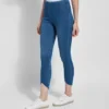 Lysse Leggings Lynette Scallop Edge Shaping Denim Legging 2478