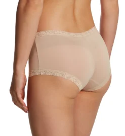 Maidenform Classics Microfiber And Lace Boyshort Panty 40760 -Wacoal Store maidenform mai001 40760 bs