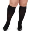 MeMoi Microfiber Plus Size Curvy Knee Highs - 2 Pair MM-4636