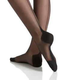 MeMoi Back Seam/Cuban Heel Sheer Stocking MM-612 -Wacoal Store memoi sm001 mm 612 cs3
