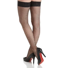 MeMoi Fishnet Lace Top Stockings MM-622 -Wacoal Store memoi sm001 mm 622 bs