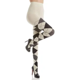 MeMoi Textured Argyle Sweater Tights MO-391 -Wacoal Store memoi sm001 mo 391 cs2