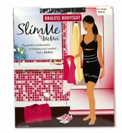 MeMoi SlimMe Wear Your Own Bra Thigh Shaping Bodysuit MSM-121 -Wacoal Store memoi sm001 msm 121 cs1