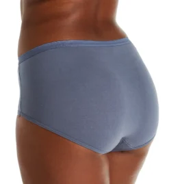 Playtex Cotton Comfort Plus Size Brief Panty - 5 Pack PLCCBF -Wacoal Store playtex play01 plccbf bs