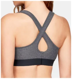 Under Armour Armour Crossback Heather Mid Impact Sports Bra 1310459 -Wacoal Store under armour ua01 1310459 bs