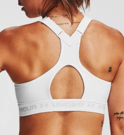 Under Armour Armour High Crossback Zip Front Sports Bra 1355110 -Wacoal Store under armour ua01 1355110 bs