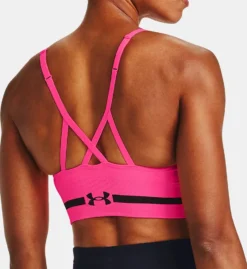 Under Armour UA Seamless Low Impact Long Heather Sports Bra 1357232 -Wacoal Store under armour ua01 1357232 bs