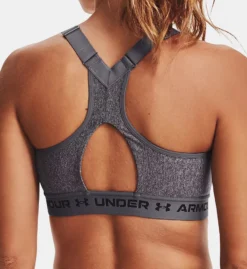 Under Armour Armour High Crossback Wireless Zip Sports Bra 1360573 -Wacoal Store under armour ua01 1360573 bs