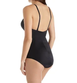 Va Bien Ultra Lift Plunge Satin Panel Bodysuit 1500 -Wacoal Store va bien vab001 1500 bs
