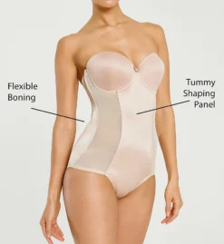 Va Bien Ultra Lift Strapless Low Back Bodysuit 1570 -Wacoal Store va bien vab001 1570 cs6