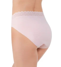 Vanity Fair Flattering Lace Cotton Stretch Hi-Cut Brief Panty 13395 -Wacoal Store vanity fair vf001 13395 bs