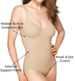 Wacoal Slenderness Hidden Wire Seamless Body Briefer 801165 -Wacoal Store wacoal wac001 801165 cs6
