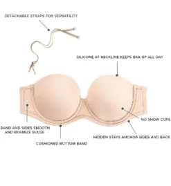 Wacoal Red Carpet Strapless Full-Busted Underwire Bra 854119 -Wacoal Store wacoal wac001 854119 cs3