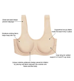 Wacoal Simone Underwire Sports Bra 855170 -Wacoal Store wacoal wac001 855170 cs2