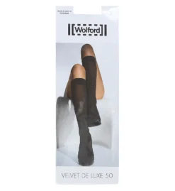 Wolford Velvet De Luxe 50 Knee Highs 30923 -Wacoal Store wolford wolf01 30923 cs1